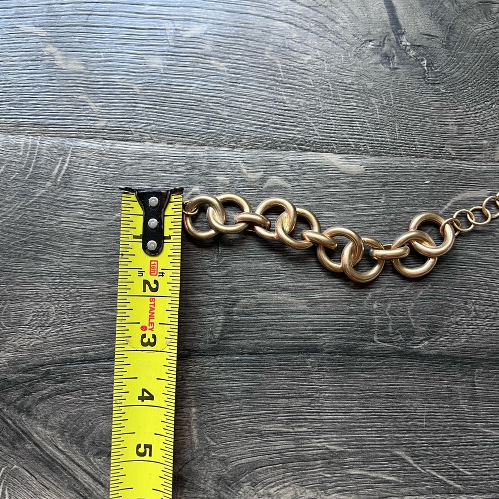 Stella & Dot Jackie Link Bracelet Chunky Gold Link Bracelet - Picture 3 of 6